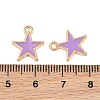 Alloy with Enamel Charms AL-CBA9C31-06G-B-3