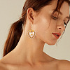 16Pcs Brass Stud Earring Findings KK-BC0008-65-6