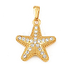 1Pc 304 Stainless Steel Rhinestone Pendants STAS-FS0002-32-1
