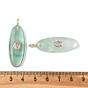 Natural Green Fluorite Pendants G-D357-02G-3