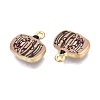 Printed Alloy Pendants PALLOY-Q465-03B-2