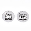 Non-Tarnish 201 Stainless Steel Pendants LS-STAS-T064-38P-26-2