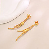 Brass Dangle Stud Earrings for Women KA1939-1-1