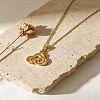 304 Stainless Steel Pendant Necklaces for Women WGFC427-04-1