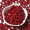 Opaque Colours Glass Seed Beads X-SEED-E001-P3x6mm-13-2