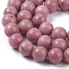 Natural Rhodonite Bead Strands X-G-L417-08-8mm-3
