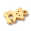 PVD Vacuum Plating 304 Stainless Steel Charms X-STAS-L081-006G-2