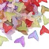 Transparent Spray Painted  Glass Pendants GLAA-S190-009A-2