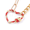 Chain Necklaces NJEW-JN02738-02-2