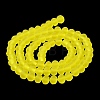 Transparent Glass Beads Strands EGLA-A034-T6mm-MD29-4