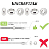 Unicraftale 30Pcs 2 Colors 304 Stainless Steel Beads STAS-UN0054-12-5
