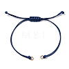 Korean Waxed Polyester Cord Braided Bracelets X1-MAK-T010-03G-2