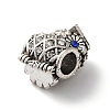 Alloy Rhinestone European Beads MPDL-R050-10AS-3