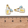 304 Stainless Steel Enamel Pendants SA-CBA7876-03G-3