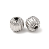 Textured 304 Stainless Steel Beads STAS-I358-11P-04-2