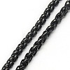 Trendy Men's 201 Stainless Steel Wheat Chain Necklaces NJEW-L043B-45B-2
