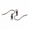 Brass Earring Hooks KK-Q362-AB-NF-2