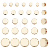 BENECREAT 50Pcs 5 Styles Rack Plating Brass Spacer Beads KK-BC0012-59-1