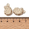 Dyed Synthetic Lava Rock Pendants G-P614-05G-03-3