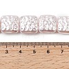Electroplate Opaque Glass Imitation Pearl Beads Strands EGLA-H113-03-4