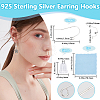 10 Pairs 925 Sterling Silver Earring Hooks STER-BBC0006-80-2