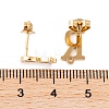 Ion Plating(IP) 304 Stainless Steel Stud Earrings FIND-Q103-01R-G-3