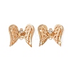 Brass Crystal Rhinestone Filigree Connector Charms RB-CBA890A-01G-1