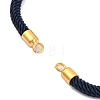 Nylon Cords Bracelet Makings Fit for Connector Charms AJEW-P116-02G-21-2