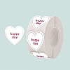 500Pcs Heart with Thank You Roll Stickers DIY-U008-01A-1