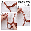 3Pcs 3 Colors PU Leather Rope Knot Tie Waist Belly Belts for Women AJEW-CL0003-71C-6