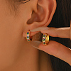 Ring Brass Hoop Earrings OA5119-4