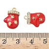 Christmas Alloy Enamel Pendants LS-ENAM-I073-02G-01-3