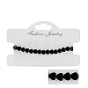 Natural Non-magnetism Hematite Bradided Bead Bracelets for Women Men ZJ6081-3-1