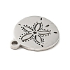 Non-Tarnish 201 Stainless Steel Pendants STAS-E015-04P-3