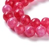 Dyed Natural Malaysia Jade Beads Strands G-G021-02B-08-3