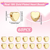 60Pcs Long-Lasting Plated Brass Beads KK-BBC0024-79-2