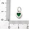 Brass Micro Pave Cubic Zirconia Pendants KK-H204-01P-06-3