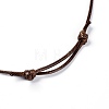 Korean Waxed Polyester Cord Pendants Necklaces NJEW-JN02328-4