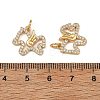 SHEGRACE Brass Micro Pave Clear Cubic Zirconia Charms XGRQ4S997-749G-3