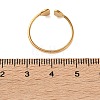 304 Stainless Steel Cuff Open Rings SA-CBAD22F-01G-C-2