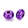 UV Plating Opaque Acrylic European Beads PACR-T017-19M-04-2