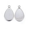 Tarnish Resistant 304 Stainless Steel Pendant Cabochon Settings LS-STAS-P210-09P-01-1