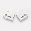 Non-Tarnish 201 Stainless Steel Charms STAS-S105-T140-2