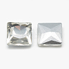 Pointed Back Glass Rhinestone Cabochons RGLA-T027-8x8mm-01-2