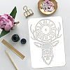 Plastic Drawing Painting Stencils Templates DIY-WH0396-0116-3