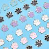 80Pcs 5 Colors Alloy Enamel Pendants ENAM-FH0001-35-4