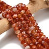 Natural Banded Agate Beads Strands G-Z111-A01-06-1