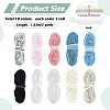 10 Colors Polyester Elastic Stretch Lace Trim OCOR-PH0008-01-2