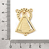 Brass Micro Pave Clear Cubic Zirconia Chandelier Component Charms CU-CBA83BD-17G-3