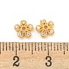 925 Sterling Silver Micro Pave Cubic Zirconia Bead Caps STER-U002-12G-3